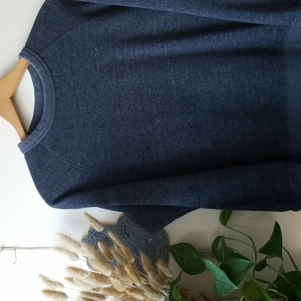 TOPSHOP Gray Oversized Crewneck Sweatshirt Size 6